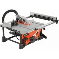 Powerplus Powdp2580, sega circolare da banco da 40V, lama da 210 mm, colore argento, taglia unica / Spina di tipo EU, colore argento, taglia unica