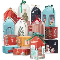 Sonstiges Calendario dell'Avvento da riempire, con 25 scatole. Calendario di Natale fai-da-te per il 2026. Decorazioni natalizie e idee regalo