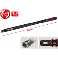 Ks Tools 14 x 18 mm ERGOTORQUEChiave dinamometrica di precisione ad inserti 80 - 420 Nm - 516.1682