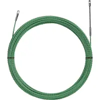 Klauke Nastro retrattile in poliestere 52055293 verde, diametro 4,5 mm, lunghezza 15 m