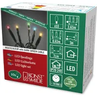 OEM Catena luminosa a micro LED, 10 diodi colorati, 24V, 3,63 m, per uso interno