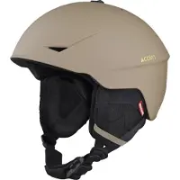 Cairn - Casco da sci/snowboard con riflettore Recco - Rise II Mat Linen - Taglia 58-61 cm - Beige