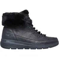 SKECHERS Stivaletto stringato 'GLACIAL ULTRA - WONDERLAND' nero