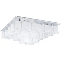 Eglo 92813 Condrada 1 Plafoniera 16 luci bianco chiaro cromo
