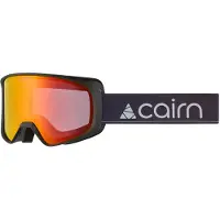 Cairn - Maschera da sci/snowboard - Bera L Pure CLX3 Mat Black in Silicone - Nero