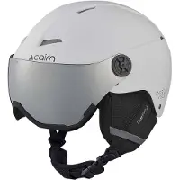 Cairn - Casco da sci con visiera - Android Visor Mat White Gray - Taglia 61-62 cm - Grigio