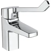 Ideal standard CeraPlan - Miscelatore per lavabo con bocca di erogazione e leva lunga, cromo BD218AA