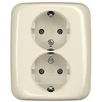 Busch-Jaeger SCHUKO presa doppia 202 EUJ-212