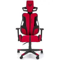 Halmar NITRO 2 tkanina červená / černá