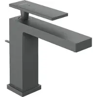 Hansgrohe Mitigeur monocommande de lavabo Tecturis E Fine 110, portée 155 mm, garniture de vidage PUSH, CoolStart, 73024340, 73024340