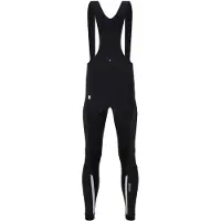 Santini Windproof Rainproof Bib Tights Pantaloni da ciclismo Uomo (XL, nero)
