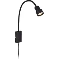 Briloner Applique Tusi con braccio flessibile, nera