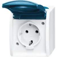 Busch-Jaeger Presa Schuko con targhetta 20 EWN-53