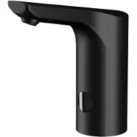 SANELA Miscelatore automatico per lavabo con elettronica ALS per una vasca, nero, 6 V SLU 61VB