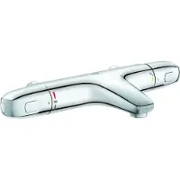 GROHE Grohtherm 1000 Mitigeur thermostatique pour bain, portée 147mm, sans raccords, 34823003, 34823003