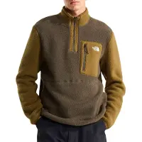 The North Face - Pile caldo e leggero - M Yumiori 1/4 Zip New Taupe Green - Taglia XL - Marrone