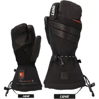 Lenz - Guanti riscaldati - Heat Glove 9.0 Finger Cap Lobster Men Black in Poliestere Riciclato - Taglia M - Nero