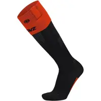 Lenz - Calze da sci riscaldate - Heat Sock 7.1 Toe Cap Black/Red - Taglia 45-47 - Nero