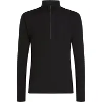 Icebreaker - Intimo con collo a zip in lana merino - M Merino 175 Everyday LS Half Zip Black in Pelle - Taglia M - Nero