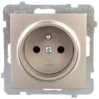 Ospel GP-1GZ/m/45, Acciaio satinato, IP20, 16 A, 71 mm, 39 mm, 71 mm