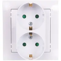 Ospel GP-2YSP/00, bianco, grado di protezione IP20, 16 A, 84 mm, 48 mm, 90 mm