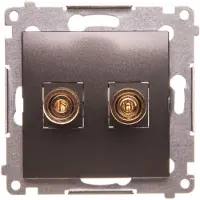 Kontakt-Simon Scatola di derivazione per altoparlanti Inserti per moduli a 1 canale antracite opaco Contatto Simon 54 Premium DGL2.01/48