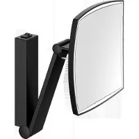 Keuco iLook_move Miroir de soins de beauté, éclairé, angulaire, avec interrupteur à bascule, 1 couleur de la lumière, 17613379004, 17613379004