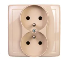 Kontakt-Simon Contatto-Simon BMGZ2/12, beige, plastica, IP20, 250 V, 80,5 mm, 45 mm