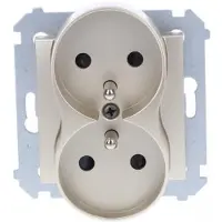 Kontakt-Simon Contatto-Simon DGZ2MZN.01/44, oro, plastica, IP20, 250 V, 75 mm, 46 mm