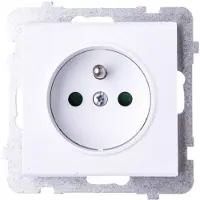 Ospel GP-1RZP/m/00, bianco, IP20, 16 A, 71 mm, 38 mm, 71 mm