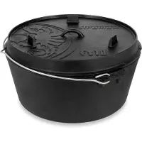 Petromax Fire Pot Pentola (16,1 l - ft18, grigio/nero)