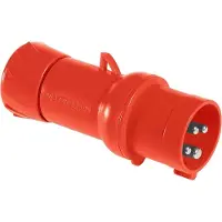 Schneider Electric CEE spina, morsetti a taglio, 16 A, 3 poli + terra, 380-415 V CA, IP44 PKX16M434