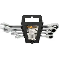 VOREL Set di chiavi combinate a cricchetto 10-19 mm 4 pezzi