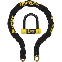 Auvray Set di catene per lucchetti XTREM MEDIUM - lunghezza 140 cm, diametro 13,5 mm (grado S.R.A.)