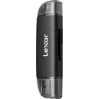 Lexar Lettore LRW310 con doppio slot SD/microSD e USB 3.1 A e C