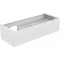 Keuco EDITION 11 Meuble sous-lavabo pour lavabos encastrables, 1 tiroir frontal, position du lavabo à gauche, 1400x350x535mm, 31265390000, 31265390000