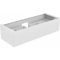 Keuco EDITION 11 Meuble sous-lavabo pour lavabos à encastrer, 1 tiroir frontal, avec éclairage LED, 1400x350x535mm, 31261280100, 31261280100