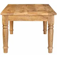 vidaXL Tavolino marrone 110 x 55 x 40 cm in legno massiccio di mango