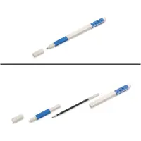 Euromic Diario chiudibile con penna gel - Blu