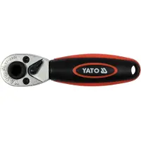 YATO Chiave a cricchetto da 1/4" per bussole e inserti