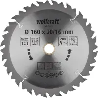 Wolfcraft Lama Per Sega Circolare Per Legno 6733000 160 Mm
