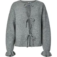 Pieces Cardigan A Maglia | Grigio | L
