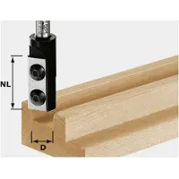 Festool Fresa per scanalature con inserti intercambiabili HW, gambo da 8 mm, HW S8 D8/20 WP Z1 | 491078