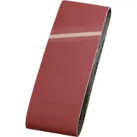 Kwb Nastri abrasivi 105x620 mm in corindone nobile con grana 60, incollaggio speciale e tessuto di cotone flessibile per la sgrossatura di legno e metallo