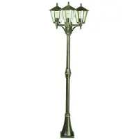 ALBERT LEUCHTEN Lampione 3 luci stile rustico 680, marrone