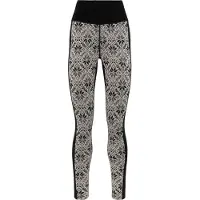 Kari Traa - Bas technique en laine de mérinos - Anna High Waist Baselayer Pants Black in Lana Vergine - Taglia M - Nero