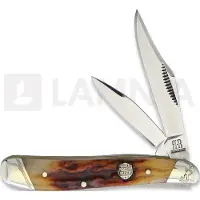Rough Ryder Pocket knife Peanut Brown Stag Bone