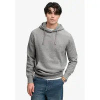 Superdry per uomo. M2014702A Felpa con cappuccio Essential Logo grigia (M), Casual, Grigio, Cotone
