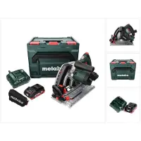 Metabo KT 18 LTX 66 BL Sega circolare a immersione a batteria 18 V 165 mm + 1x Batteria 4,0 Ah + Caricabatterie + Valigetta metaBOX