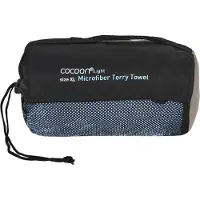 Cocoon Terry Towel Light Telo in microfibra (120 x 60 cm - L, blu)